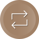 all, multimedia, music, player, repeat, rewind svg vector icon
