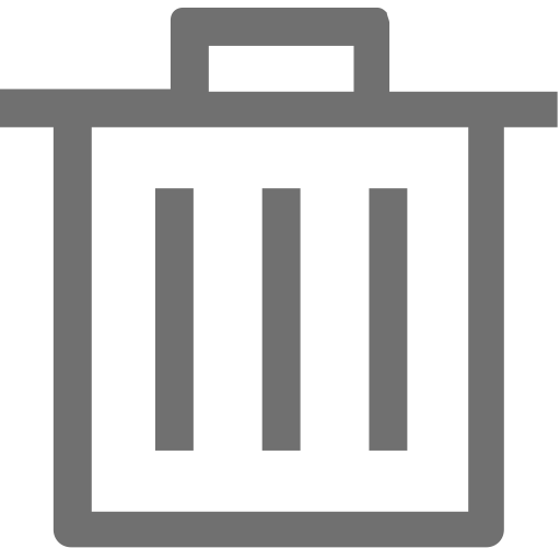 Delete svg vector icon