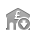 bank,pound,down icon