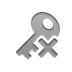 key,cross icon