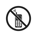 impossible, phone, prevention, prohibiting sign, prohibition, prohibition sign, warning svg vector icon