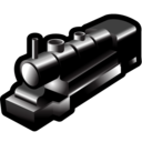 locomotive, steam, train icon