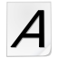 font, truetype icon