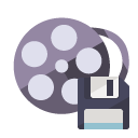 film,reel,diskette icon