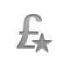 currency,sign,pound,star icon