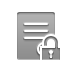 stamped,document,lock,open icon