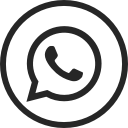 circle, high quality, media, message, social, social media, whatsapp svg vector icon
