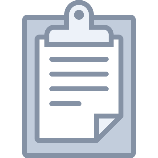 Clipboard svg vector icon