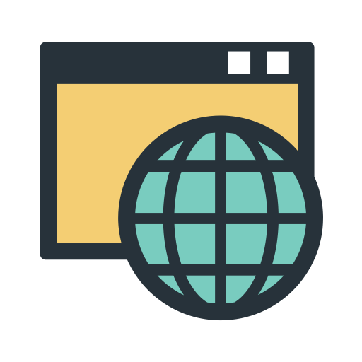 Color Blocks Internet svg vector icon