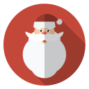 christmas, face, hairy, holiday, santa, winter, xmas svg vector icon