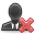 user,business,close,no,cancel,stop,account,profile,people,human icon