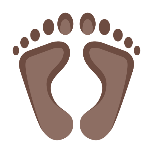 Human Footprints svg vector icon