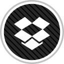 dropbox, media, online, social svg vector icon