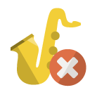 music,saxophone,close icon