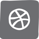 doodle, dribbble, socailmedia, social media svg vector icon