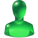 green, user icon