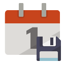 calendar,diskette icon