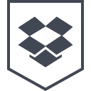 dropbox, logo, media, social svg vector icon