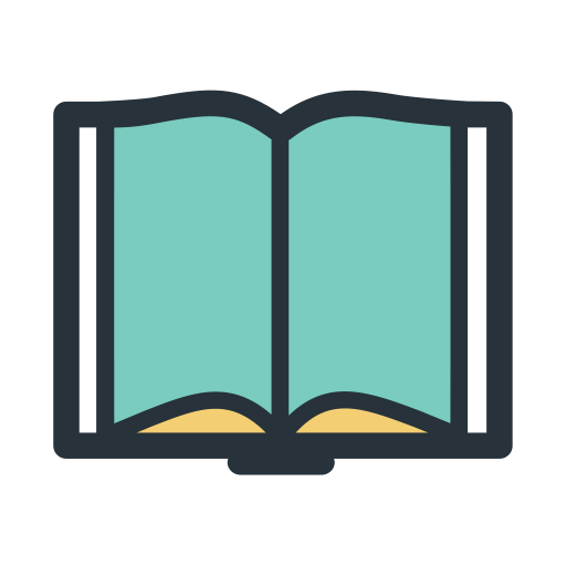 Color Block Book svg vector icon