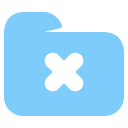 cross, folder, office, paper, place, remove, storage svg vector icon