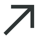arrow, arrows, arrowupright, move, right, up svg vector icon