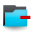 delete, folder icon