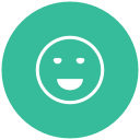 emoji, emot, emotion, good, great, happy, laugh svg vector icon