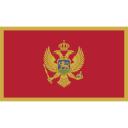 ensign, flag, montenegro, nation svg vector icon