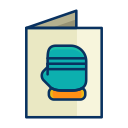 card, clothes, clothing, fashion, glove, greeting svg vector icon