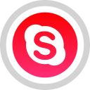 logo, media, skype, social svg vector icon