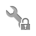 technical,wrench,lock,open icon