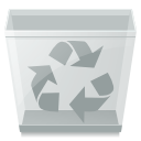 trashcan,empty,blank icon
