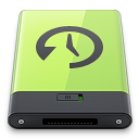 green, machine, time icon