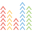 bar, bar chart, business, chart, graph svg vector icon