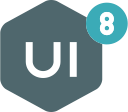 brand, logo, network, social, ui8 svg vector icon