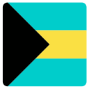 bahamas, country, flag svg vector icon