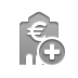 bank,euro,add icon