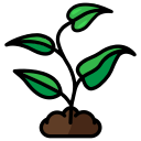 eco, growth, plant, science, sprout svg vector icon