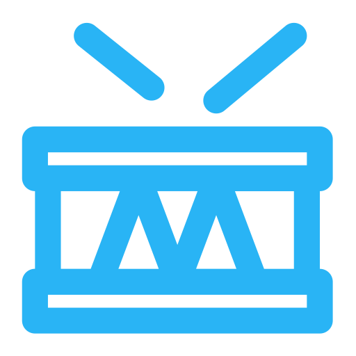 Drum svg vector icon