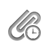 clip,clock icon
