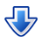 down,descend,download,fall,decrease,descending icon