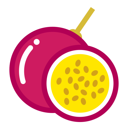 Passion Fruit svg vector icon