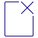 close, delete, document, note, shut down, x svg vector icon