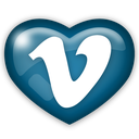 media, social, vimeo icon