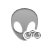 alien,gray,binoculars icon