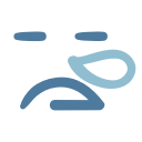 emoji, emot, sleep, sleeping, tired svg vector icon