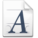 kcmfontinst icon