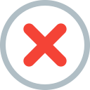 alert, cancel, danger, error, exit, fault, problem svg vector icon