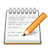 48, accessories, editor, gnome, text icon