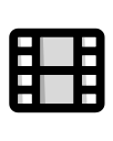 camera film, film, film roll, filming, movie, movie set, old film svg vector icon
